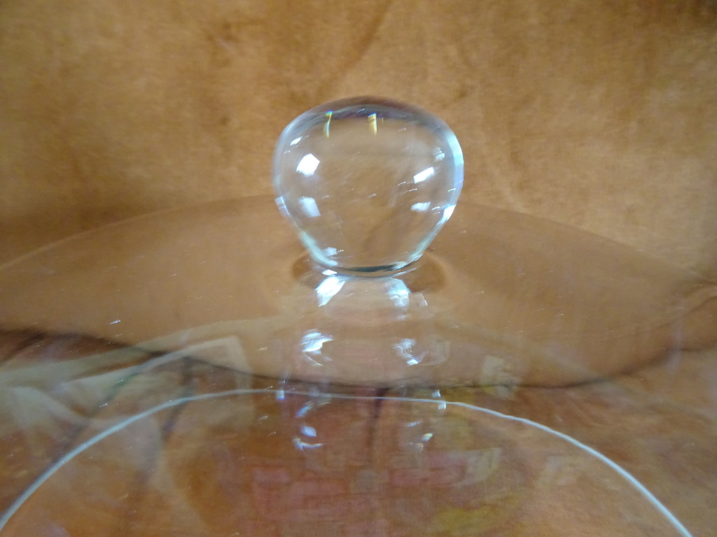 Vintage kristallen stolp 28cm breed - Afbeelding 3
