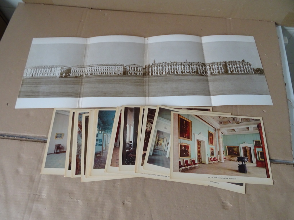 Vintage kaarten The Hermitage museum halls Leningrad compleet - Afbeelding 5