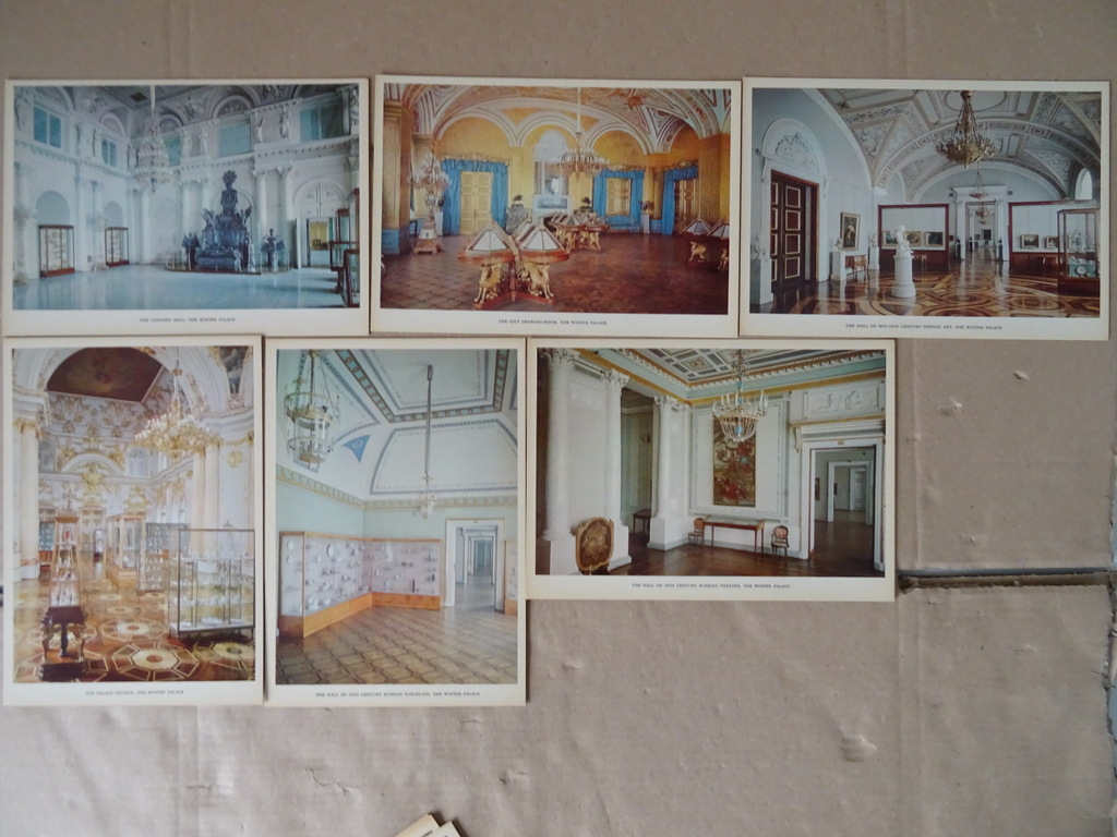 Vintage kaarten The Hermitage museum halls Leningrad compleet - Afbeelding 13