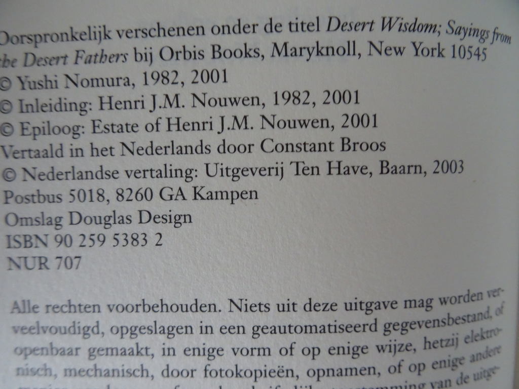 Henri Nouwen en Yushi Nomura Wijsheid uit de woestijn - Afbeelding 5