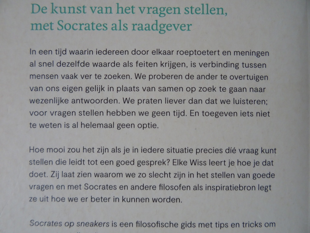 Elke Wiss Socrates op sneakers - Afbeelding 16