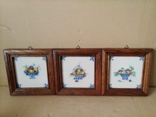 Vintage tegels Tichelaar Makkum fruitmand 19euro per stuk