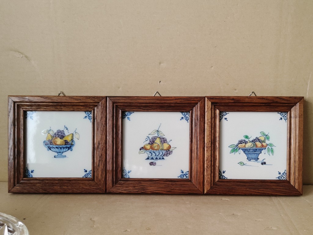 Vintage tegels Tichelaar Makkum fruitmand 19 euro per stuk - Afbeelding 2