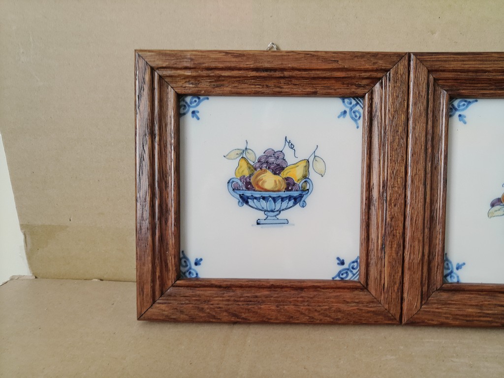 Vintage tegels Tichelaar Makkum fruitmand 19 euro per stuk - Afbeelding 3