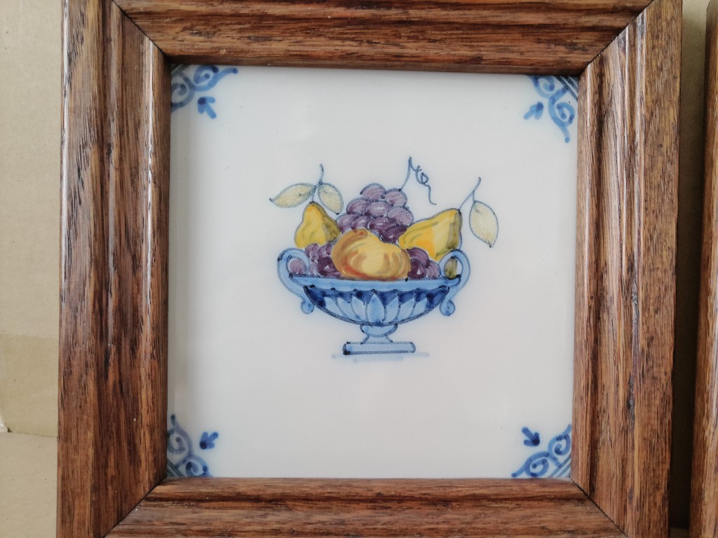 Vintage tegels Tichelaar Makkum fruitmand 19 euro per stuk - Afbeelding 4