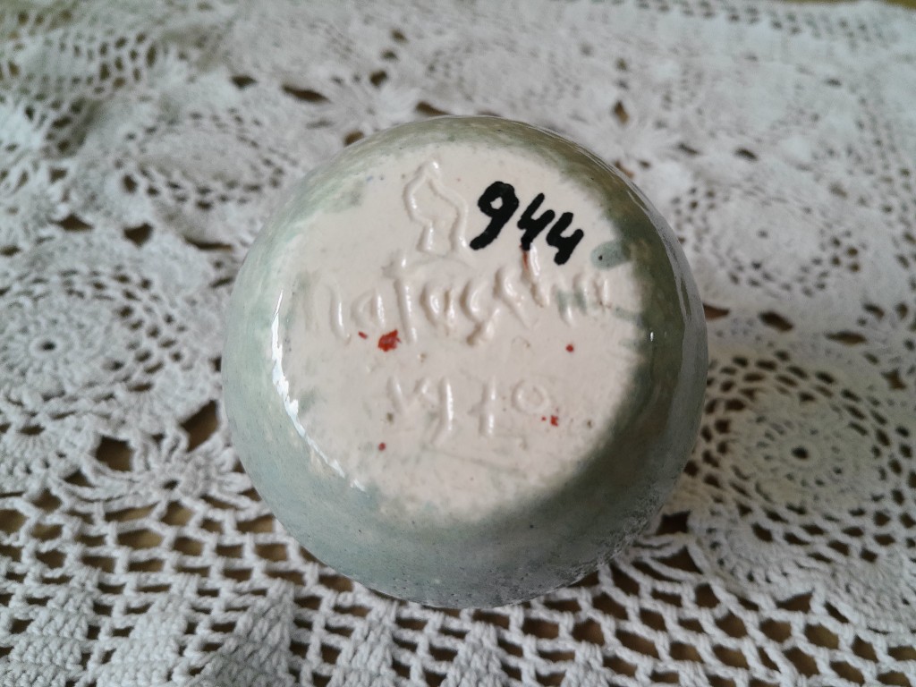 Aardewerk vaasje 6cm Natascha 1970 - Afbeelding 11