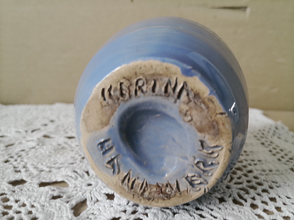 Aardewerk vaasje 9cm Kerina Ark - Afbeelding 6