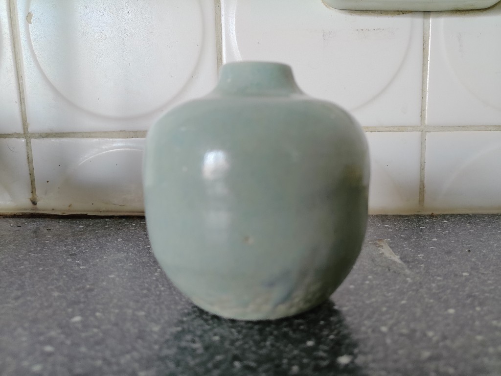 Aardewerk vaasje 6cm Natascha 1970 - Afbeelding 2