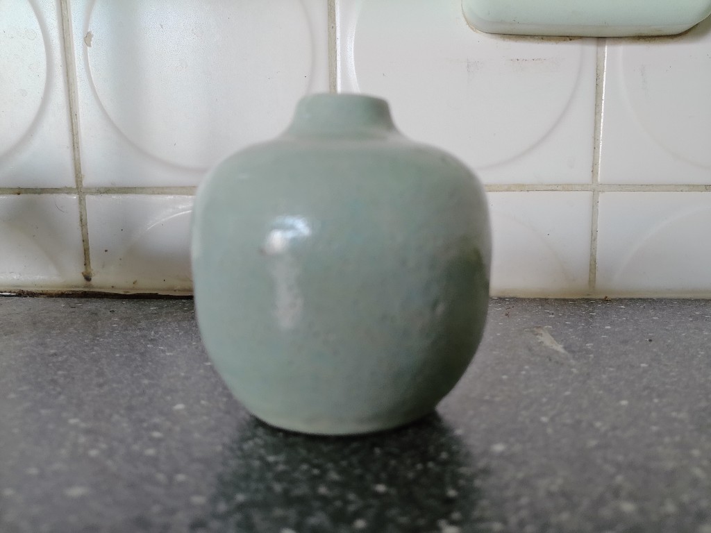 Aardewerk vaasje 6cm Natascha 1970 - Afbeelding 4