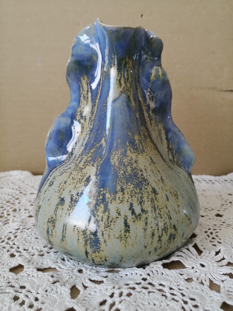 Aardewerk vaas Ellen van Bendegom 14cm - Afbeelding 5