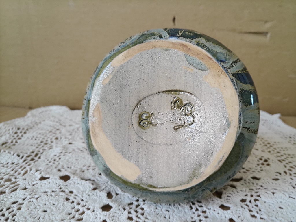 Aardewerk vaas Ellen van Bendegom 14cm - Afbeelding 7