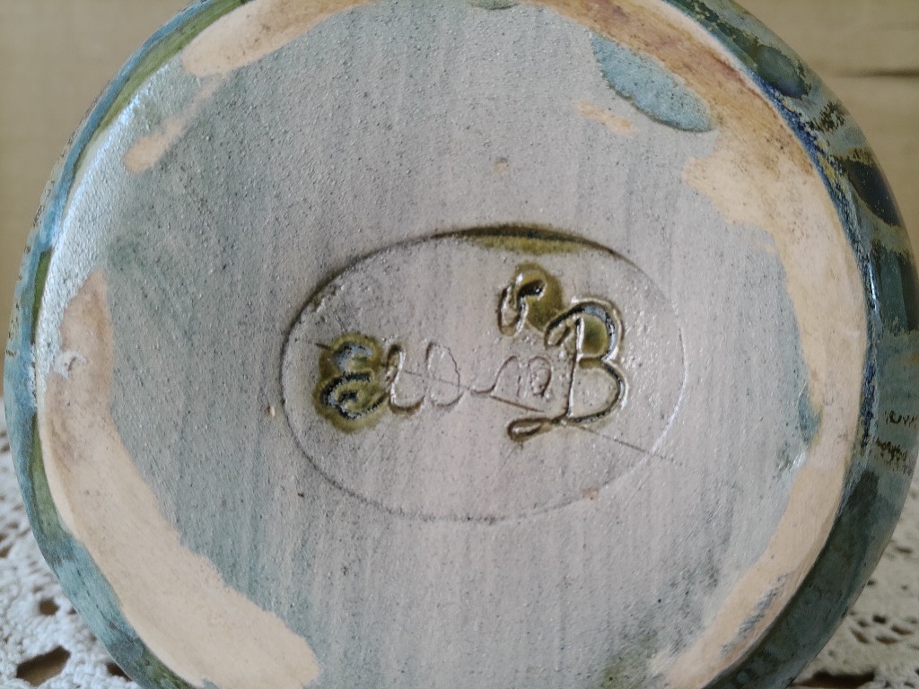 Aardewerk vaas Ellen van Bendegom 14cm - Afbeelding 8