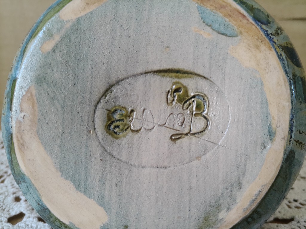 Aardewerk vaas Ellen van Bendegom 14cm - Afbeelding 9