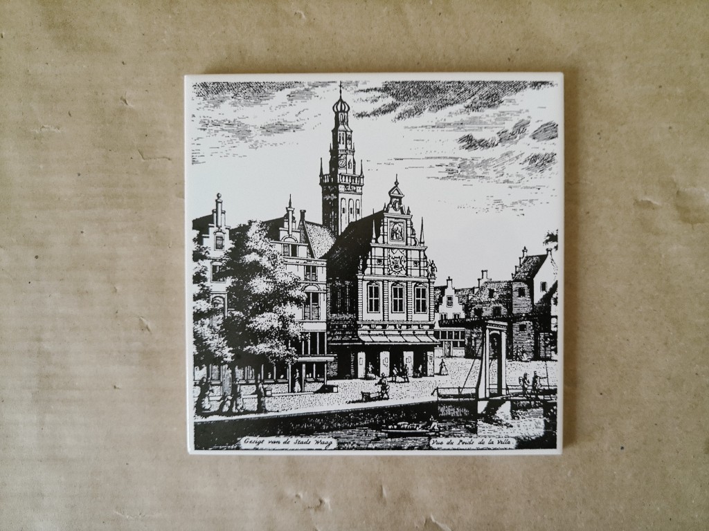 tegel gesigt van de stads waag