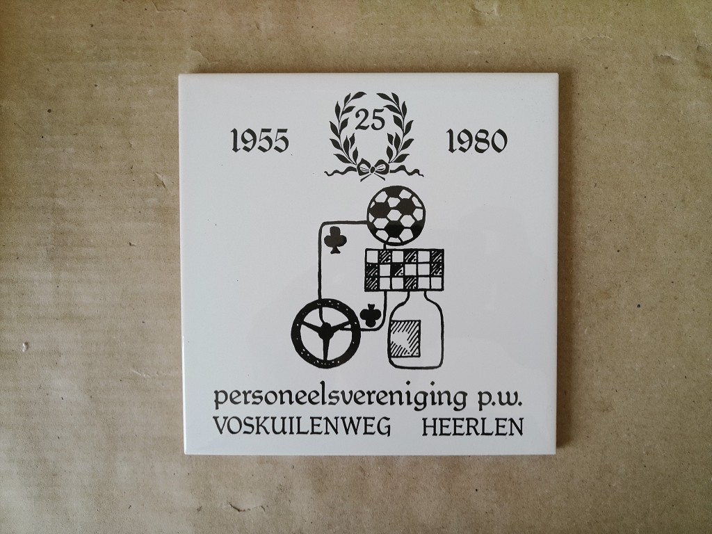 tegel personeelsvereniging p.w. Voskuilenweg Heerlen 1955 1980