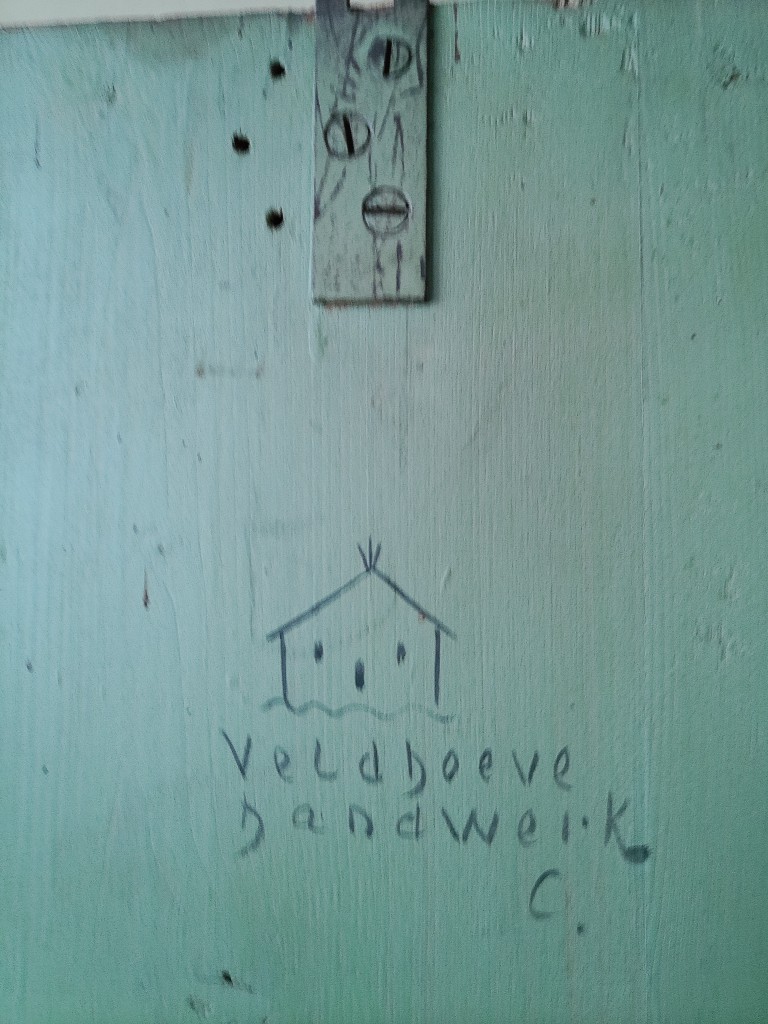 Vintage hoekkastje Veldhoeve Handwerk 46x33x70cm volkskunst - Afbeelding 10