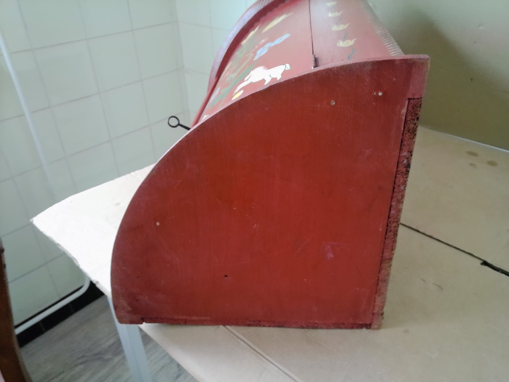 Vintage hoekkastje Veldhoeve Handwerk 46x33x70cm volkskunst - Afbeelding 37