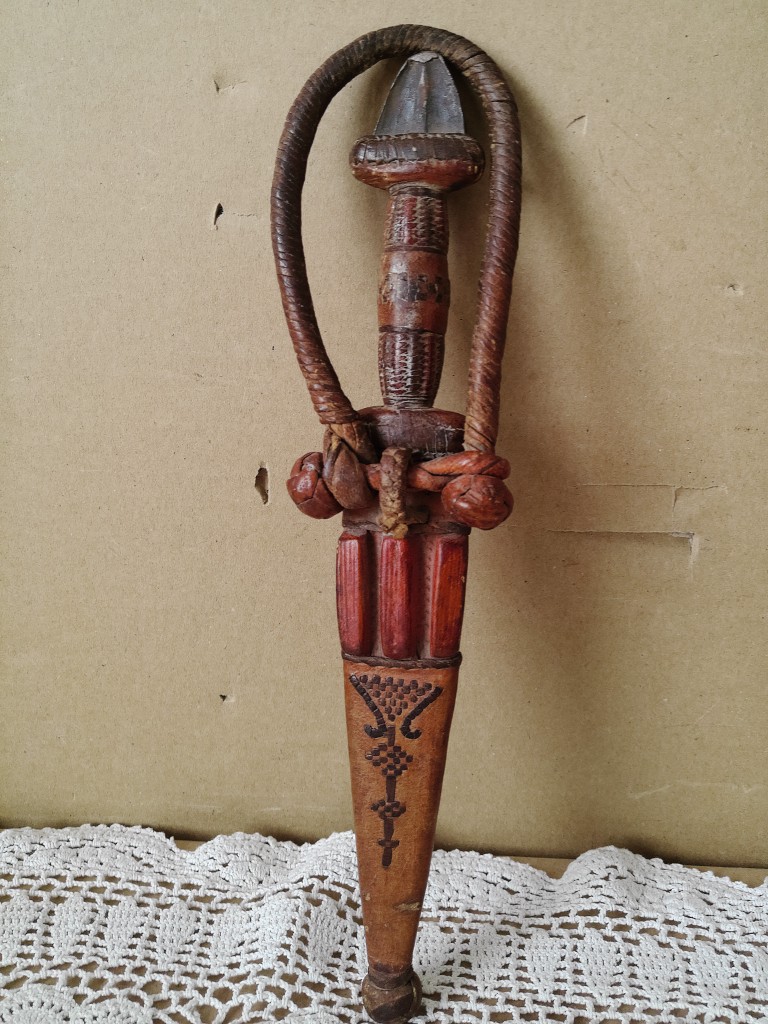 Traditionele dolk armdolk 25cm Masai Kenia ? - Afbeelding 3