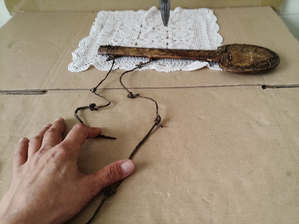 Traditioneel Yaka mbeeli of yaphoca kortzwaard 58cm Congo - Afbeelding 6