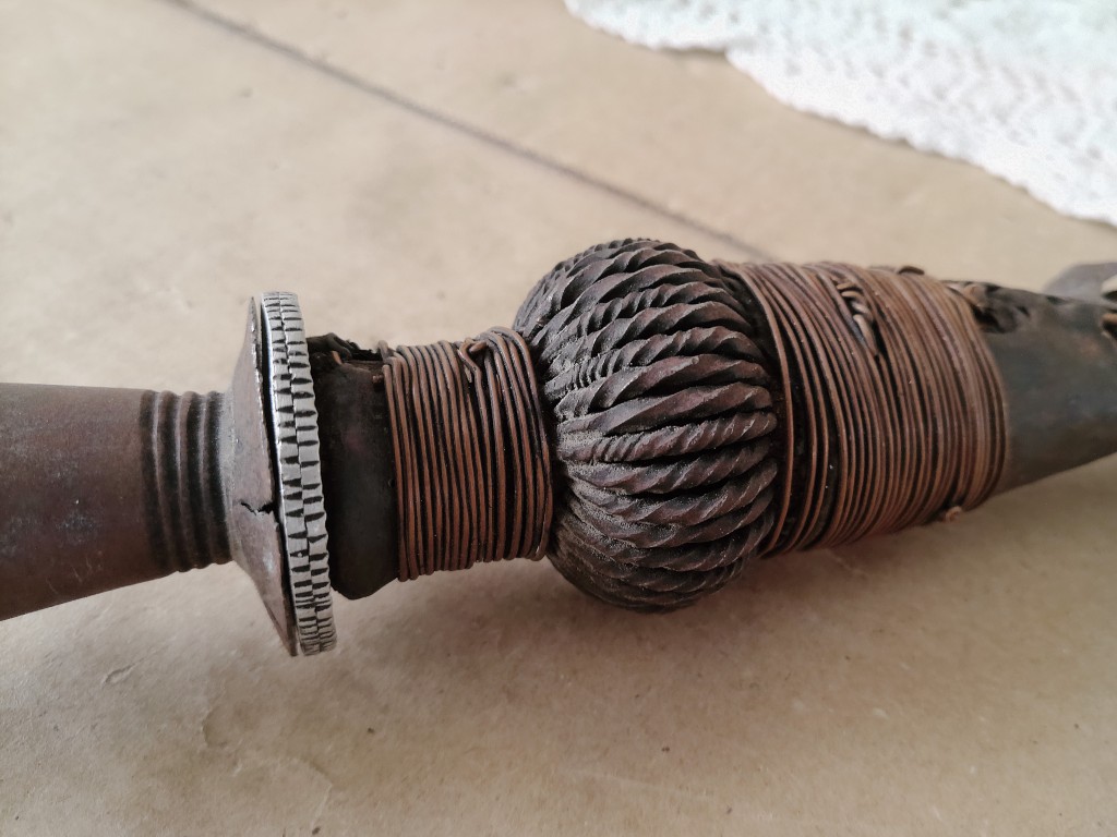 Traditioneel Yaka mbeeli of yaphoca kortzwaard 58cm Congo - Afbeelding 11