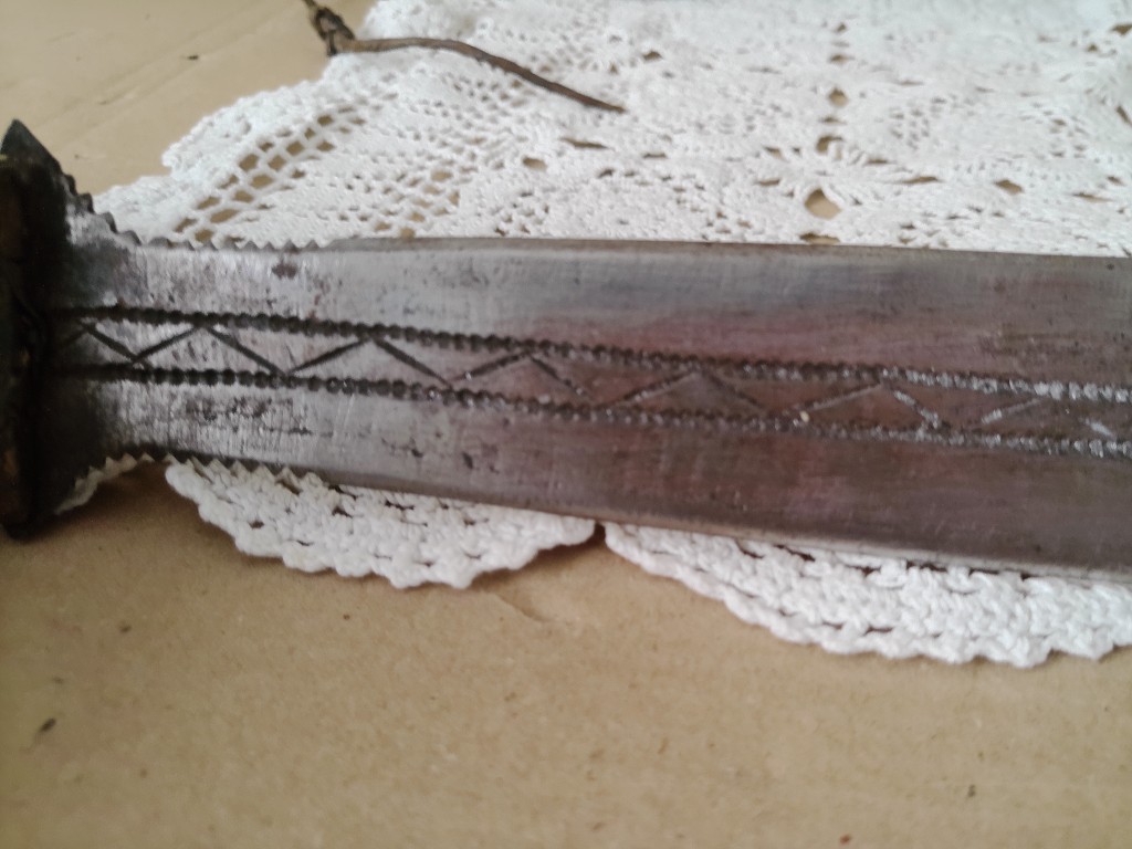 Traditioneel Yaka mbeeli of yaphoca kortzwaard 58cm Congo - Afbeelding 15