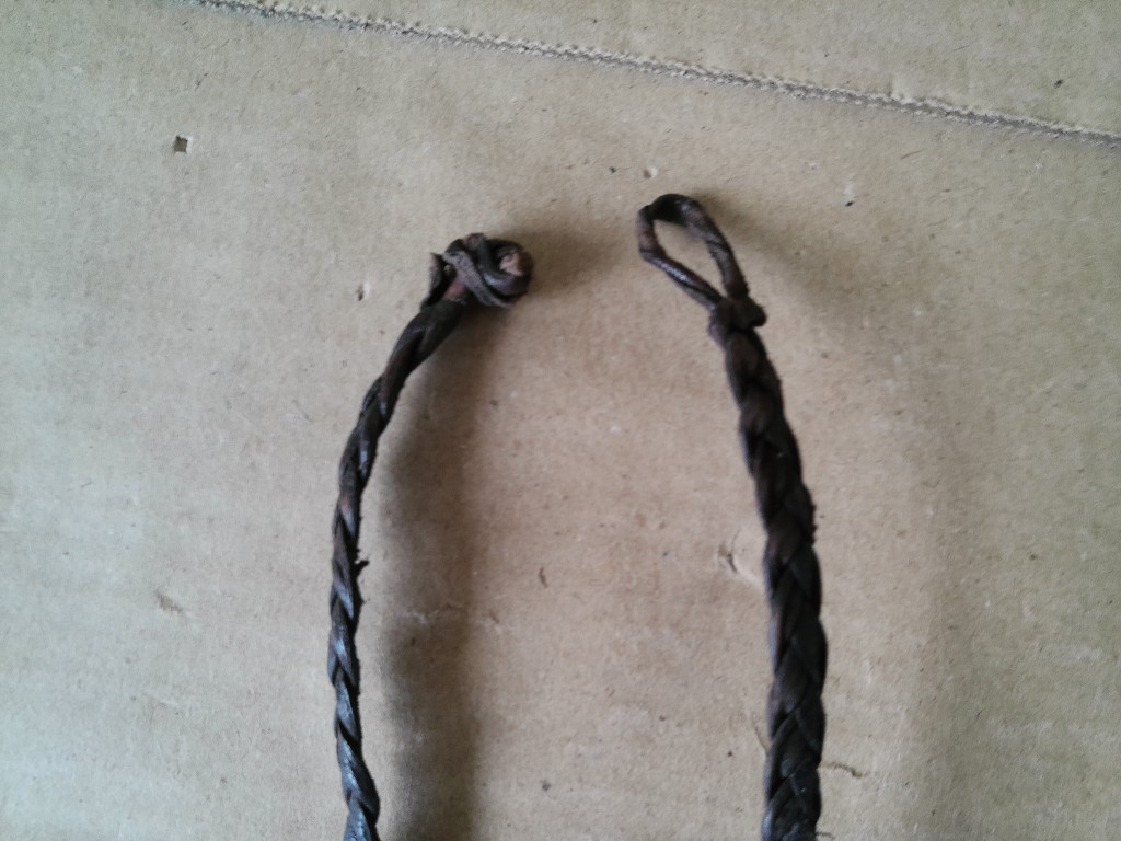 Afrikaanse amulet ketting met kauri schelp volkskunst - Afbeelding 3