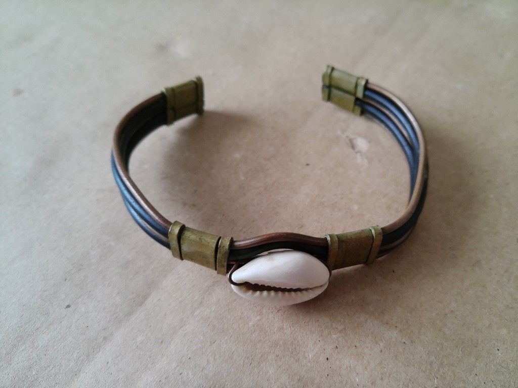 Collectie Afrikaanse leren armbanden volkskunst - Afbeelding 6