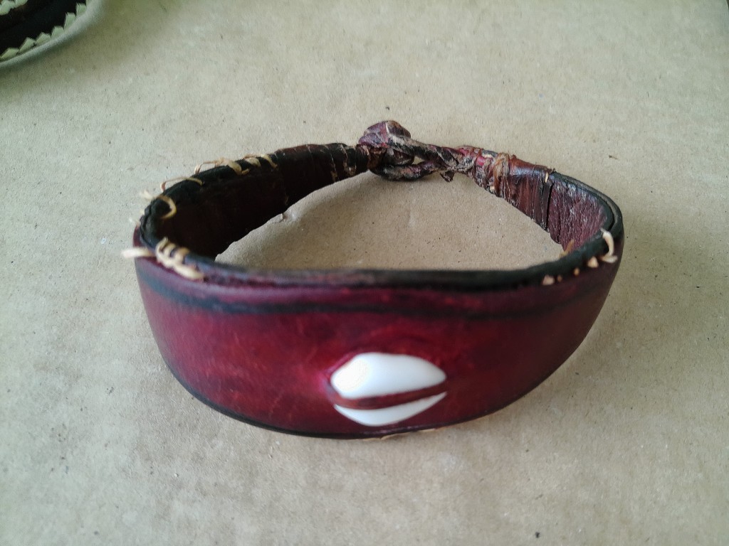 Collectie Afrikaanse leren armbanden volkskunst - Afbeelding 14