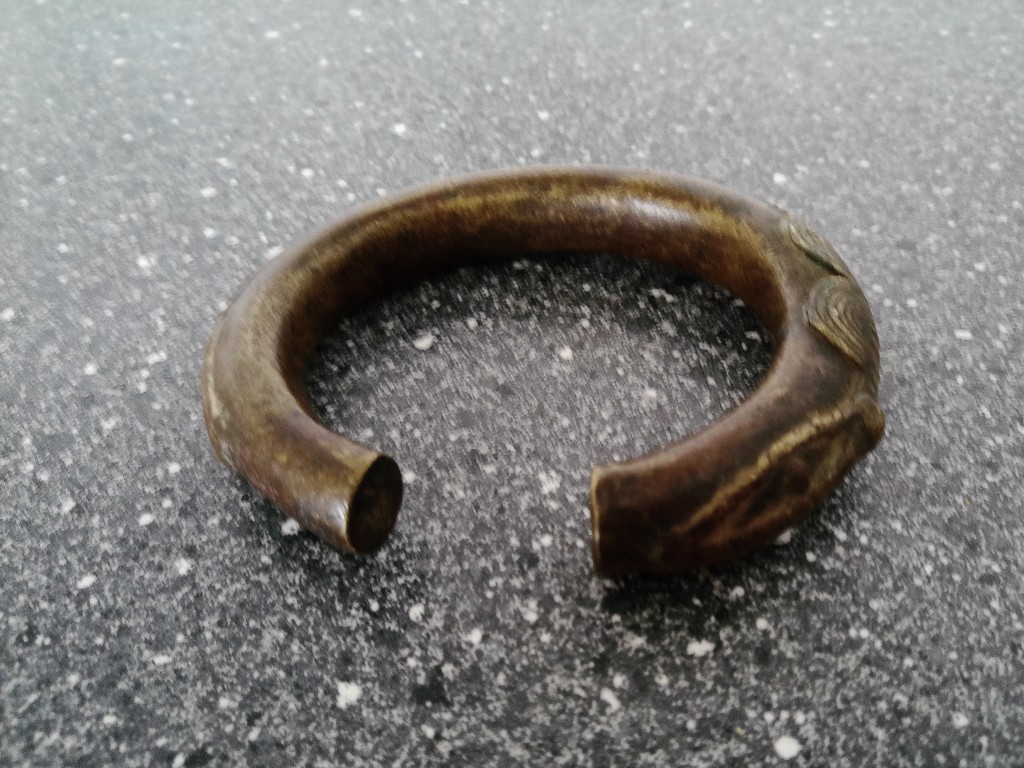 Afrikaanse bronzen armband kinderarmband hagedis - Afbeelding 6
