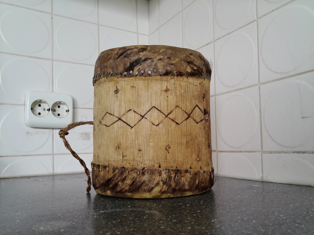 Traditionele inheemse drum 18cm - Afbeelding 4