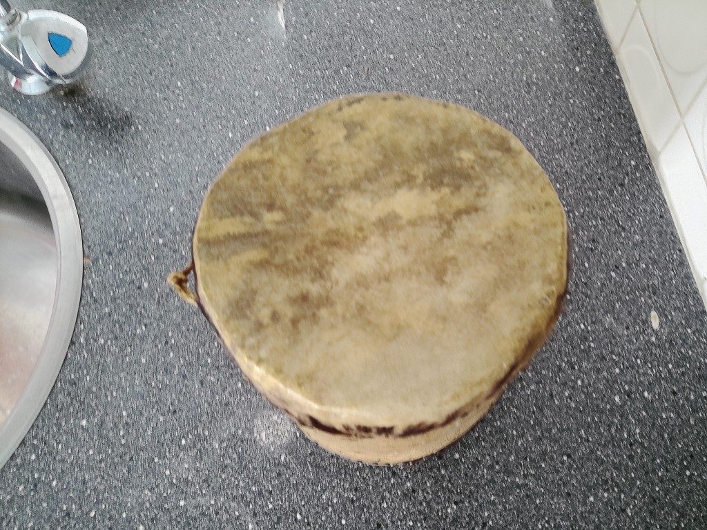 Traditionele inheemse drum 18cm - Afbeelding 6
