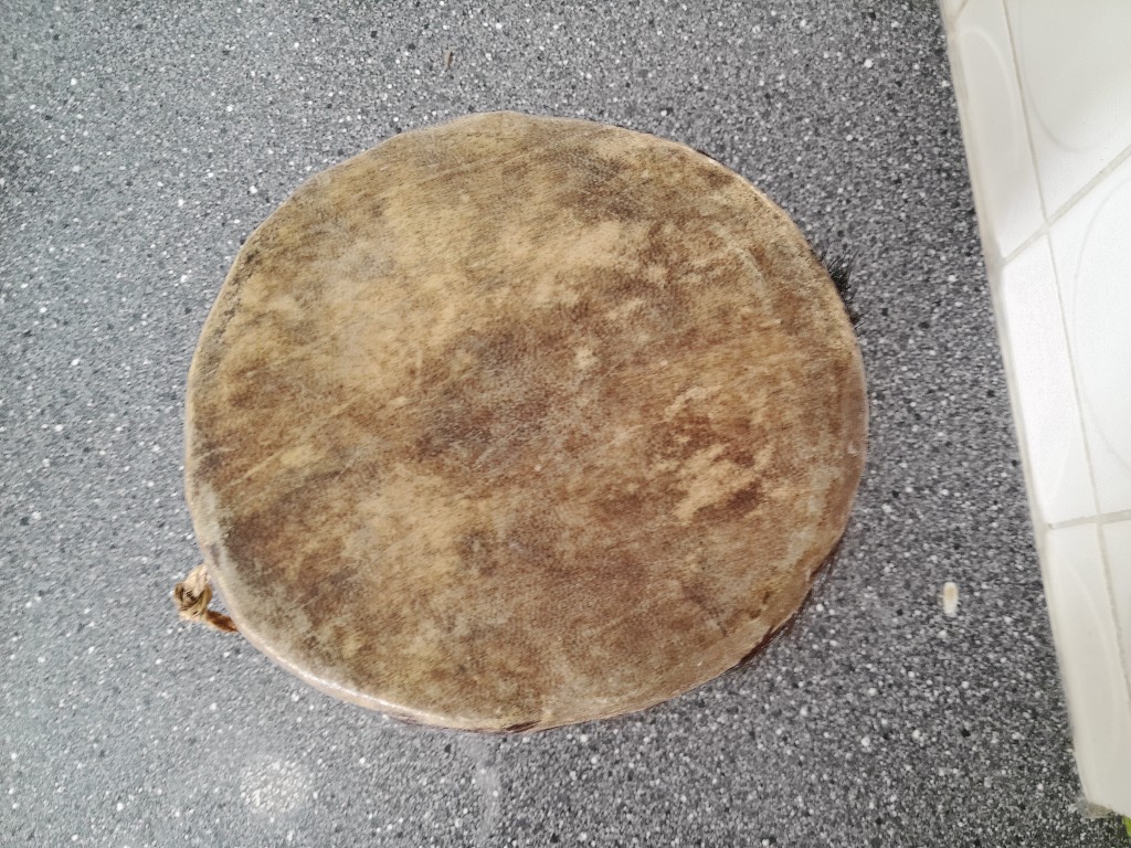 Traditionele inheemse drum 18cm - Afbeelding 7