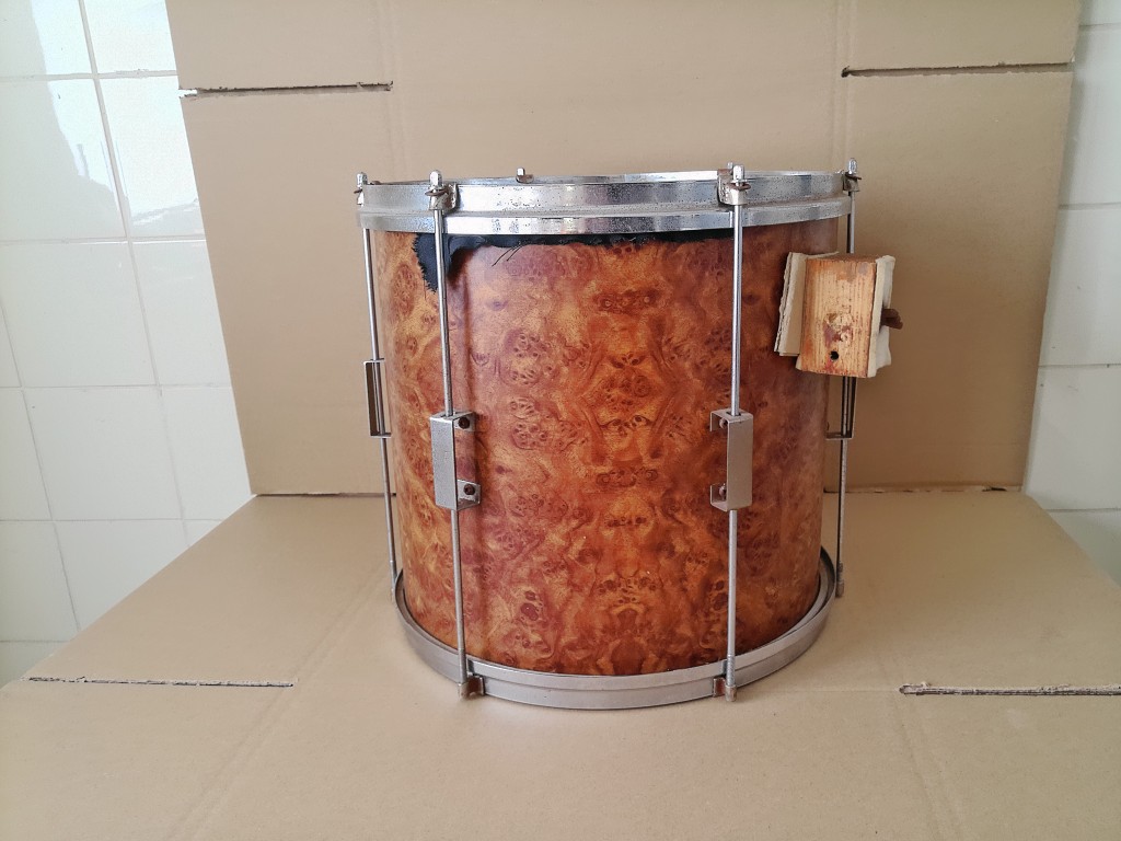 Vintage trommel marching snare drum of parade snare drum - Afbeelding 2
