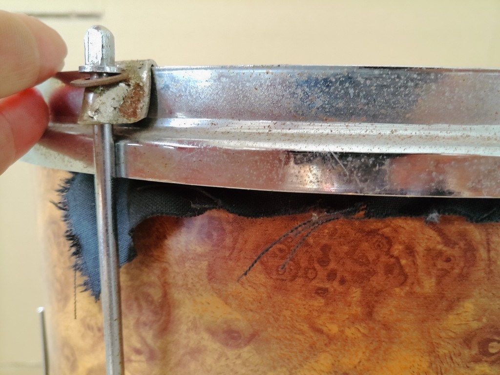 Vintage trommel marching snare drum of parade snare drum - Afbeelding 3