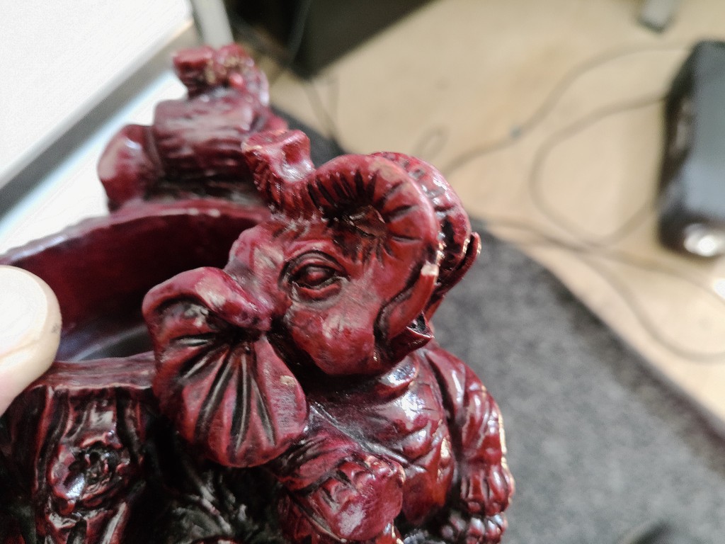 Chinese kandelaar of schaal met olifanten Lucky Elephants - Afbeelding 10