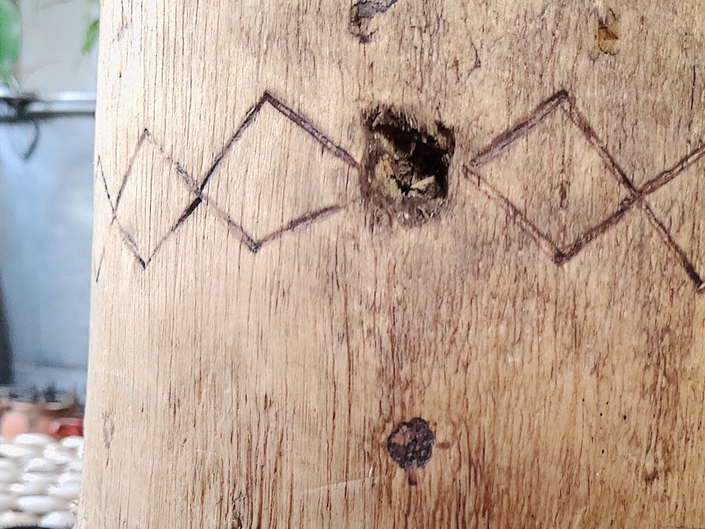 Traditionele inheemse drum 18cm - Afbeelding 13