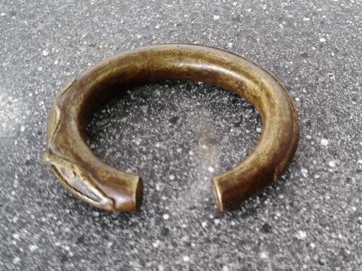Afrikaanse bronzen armband kinderarmband hagedis