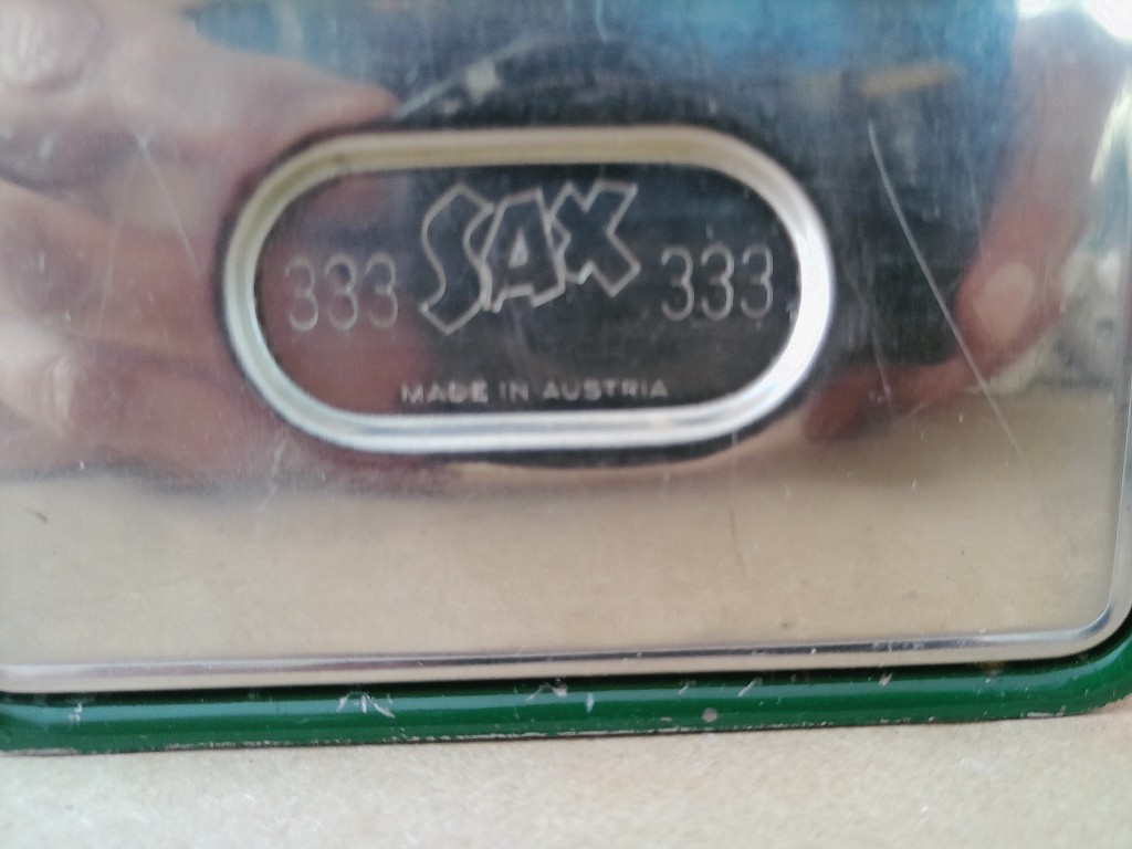 Vintage geëmailleerde perforator Sax 333 - Afbeelding 7