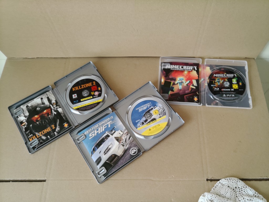 Set PS3 games Killzone 2 Need for speed shift Minecraft - Afbeelding 5