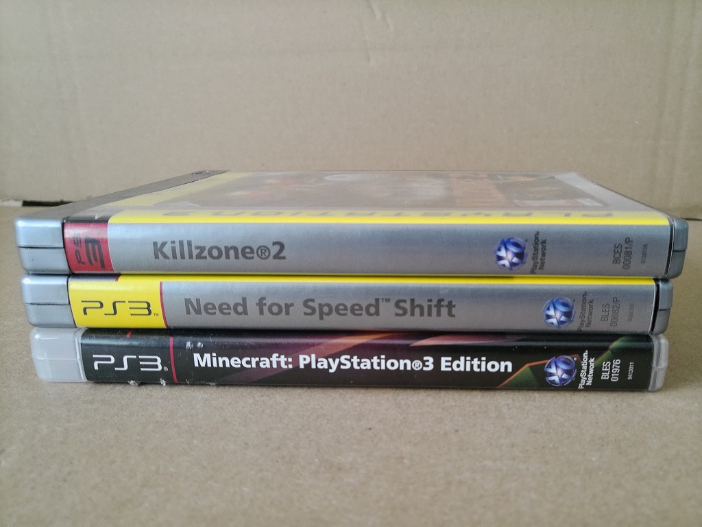 Set PS3 games Killzone 2 Need for speed shift Minecraft - Afbeelding 7