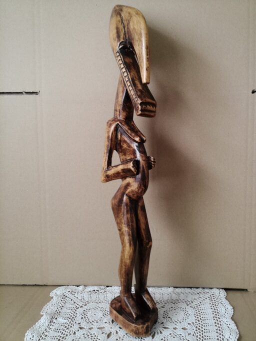 Houten vruchtbaarheidsbeeld 56cm Senufo Ivoorkust ?