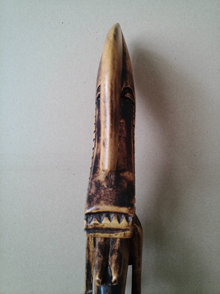 Houten vruchtbaarheidsbeeld 56cm Senufo Ivoorkust ? - Afbeelding 5