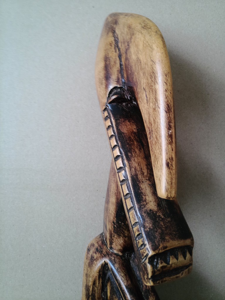 Houten vruchtbaarheidsbeeld 56cm Senufo Ivoorkust ? - Afbeelding 7