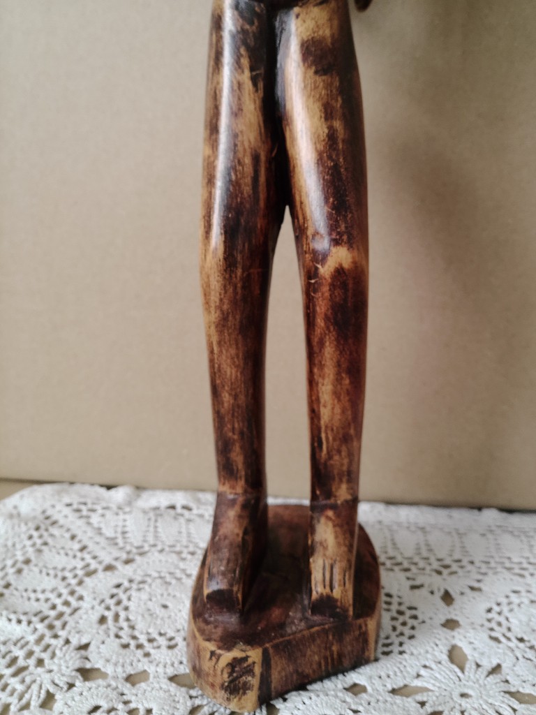 Houten vruchtbaarheidsbeeld 56cm Senufo Ivoorkust ? - Afbeelding 9