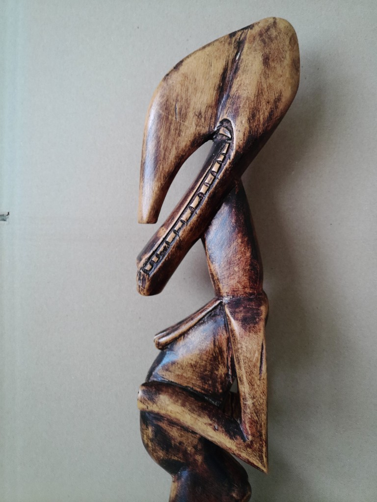Houten vruchtbaarheidsbeeld 56cm Senufo Ivoorkust ? - Afbeelding 12