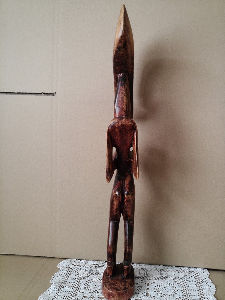 Houten vruchtbaarheidsbeeld 56cm Senufo Ivoorkust ? - Afbeelding 14