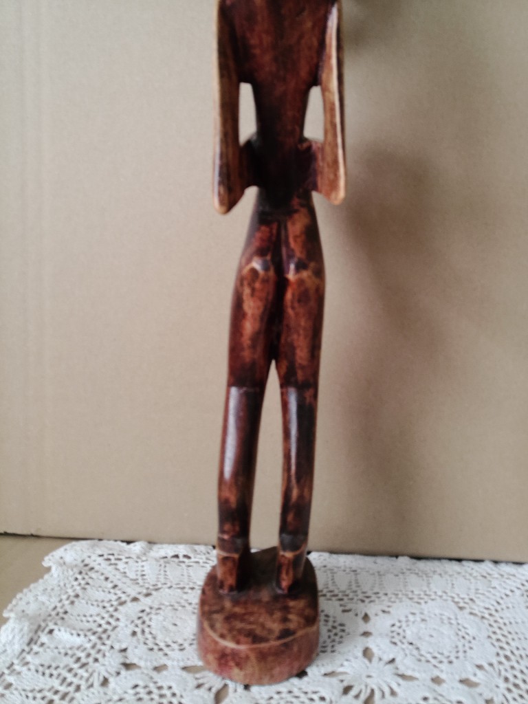 Houten vruchtbaarheidsbeeld 56cm Senufo Ivoorkust ? - Afbeelding 17