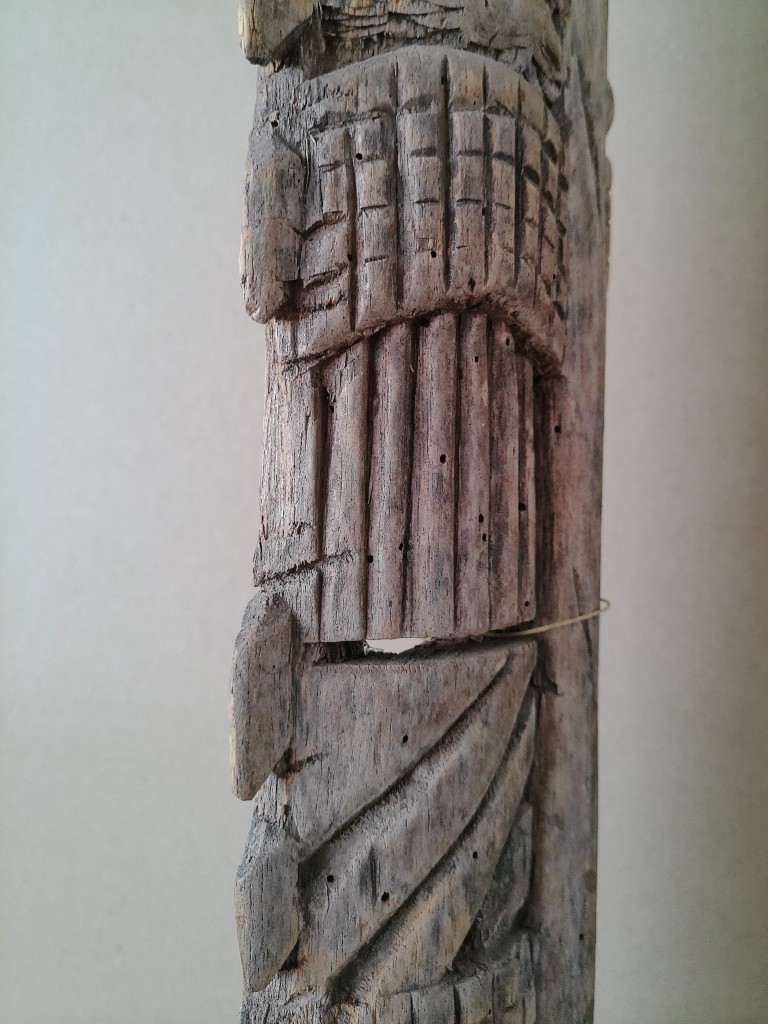 Houten vruchtbaarheidsbeeld 77cm Igbo ofo-beeld Nigeria ? - Afbeelding 12