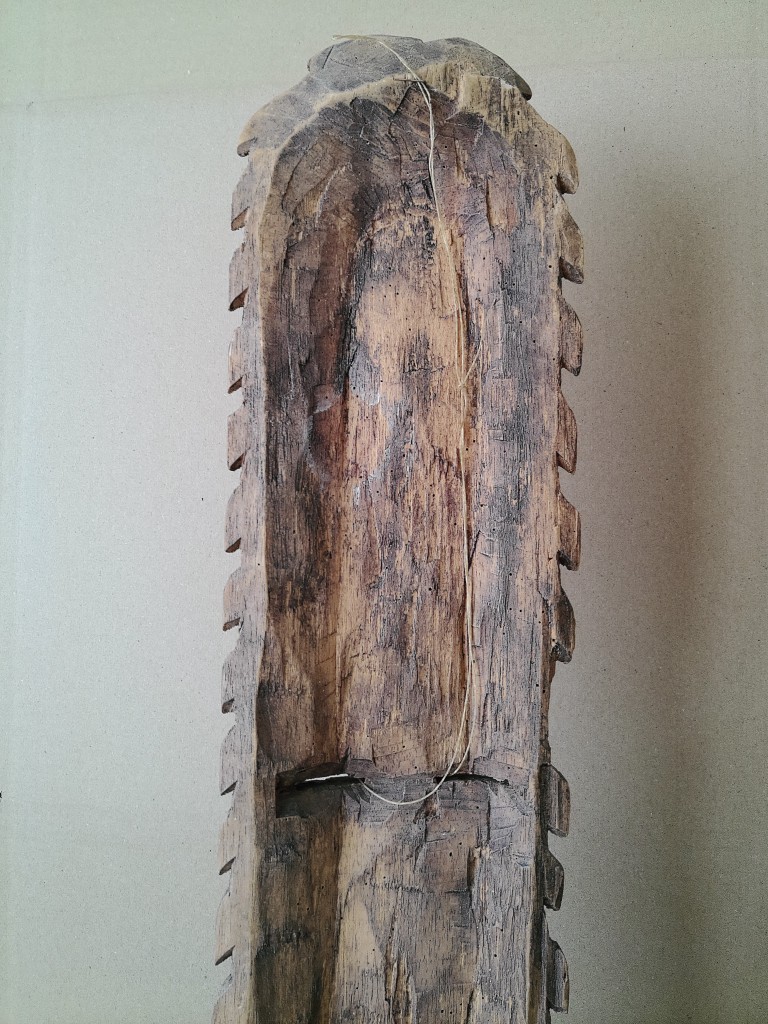 Houten vruchtbaarheidsbeeld 77cm Igbo ofo-beeld Nigeria ? - Afbeelding 14