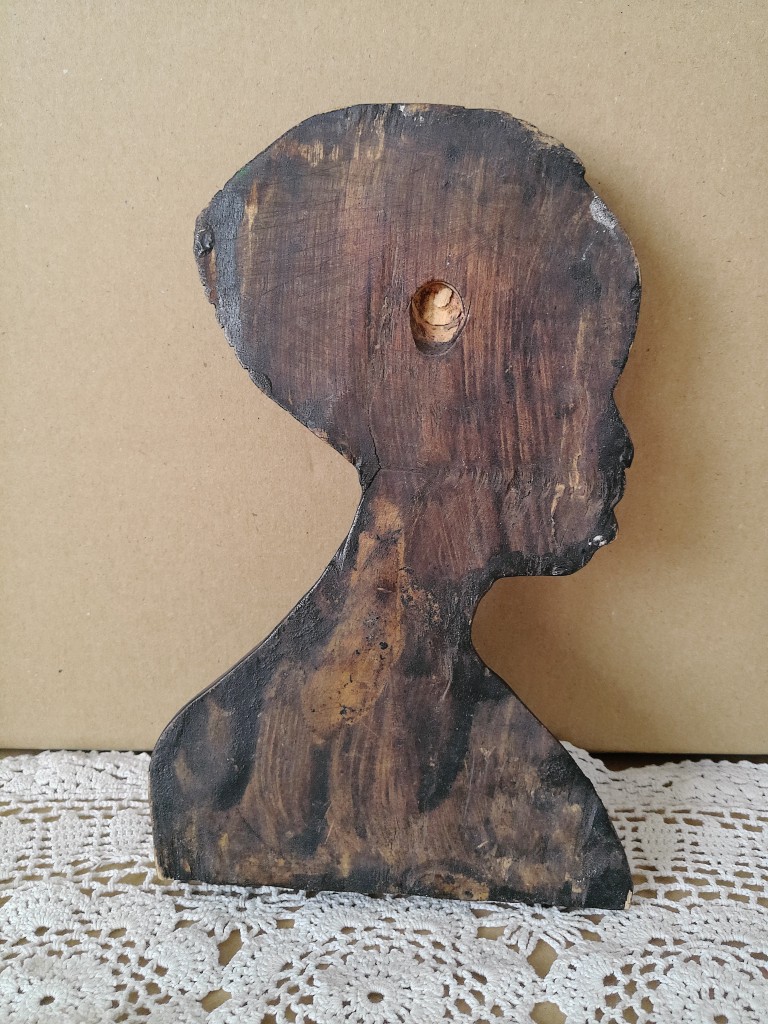 Houtsnijwerk Afrikaanse vrouw 20cm - Afbeelding 9